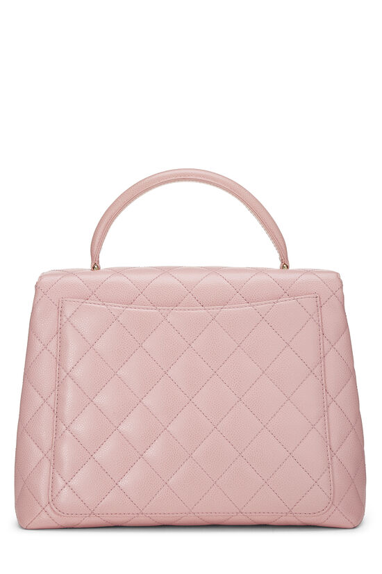 Pink Quilted Caviar Kelly, , large image number 3