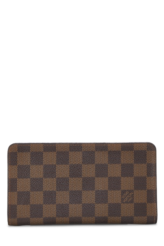 Damier Ebene Porte Monnaie Zip Wallet, , large image number 0
