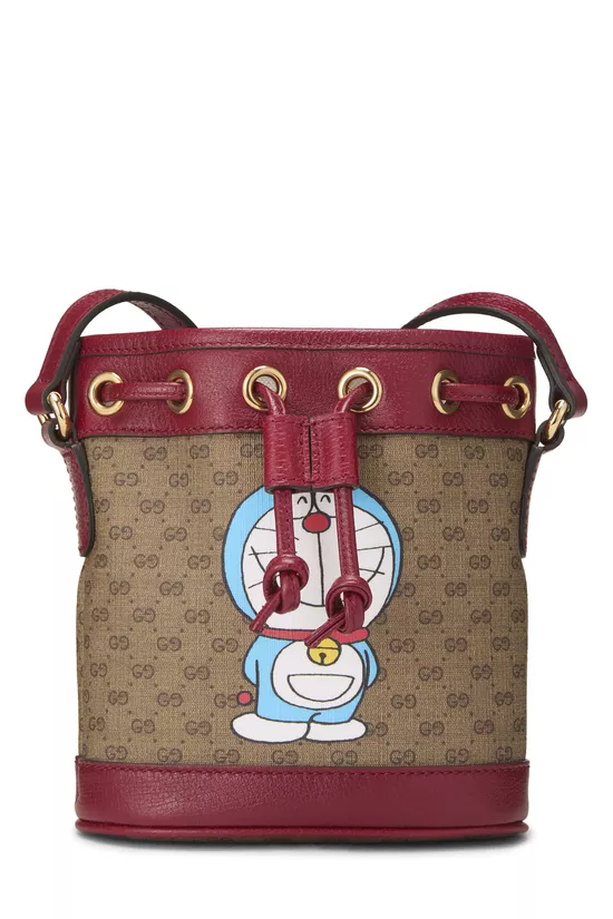 Doraemon x Gucci Coated Canvas Bucket Bag Mini, , large image number 0