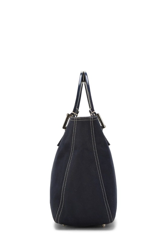 Navy Canvas Handbag, , large image number 2