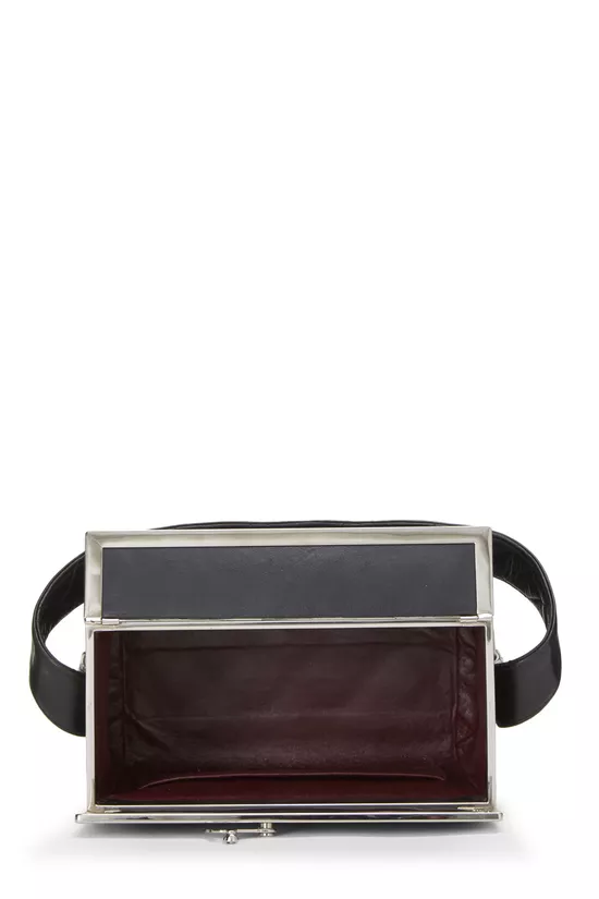 Black Quilted Lambskin Box Vanity Small, , large image number 5