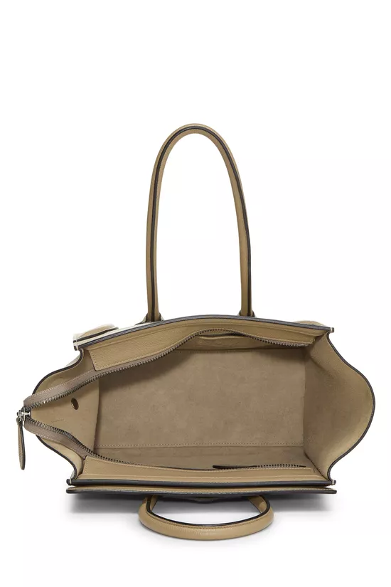 Beige Drummed Calfskin Luggage Micro, , large image number 5