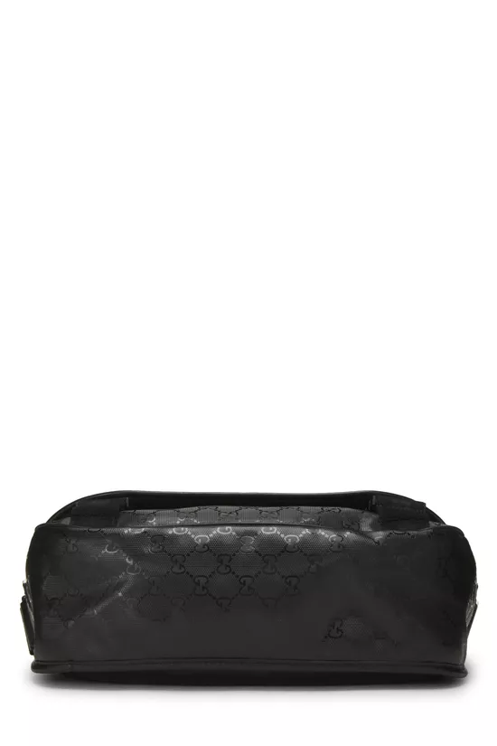 Black GG Imprime Buckle Flap Messenger, , large image number 4