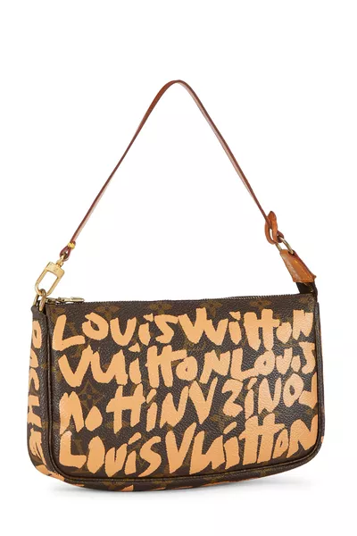 Louis Vuitton Stephen Sprouse x Louis Vuitton Beige Monogram Graffiti Pochette Accessoires — photo 2