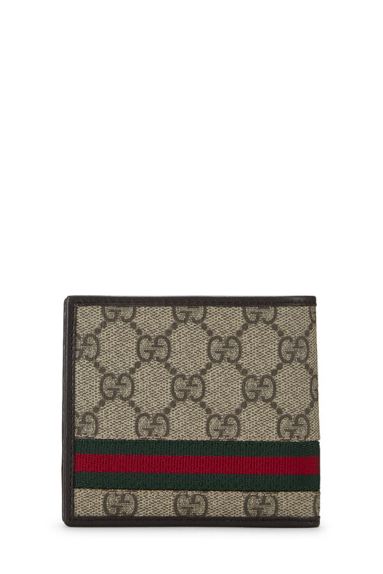 Original GG Supreme Canvas Web Bifold Wallet, , large image number 2
