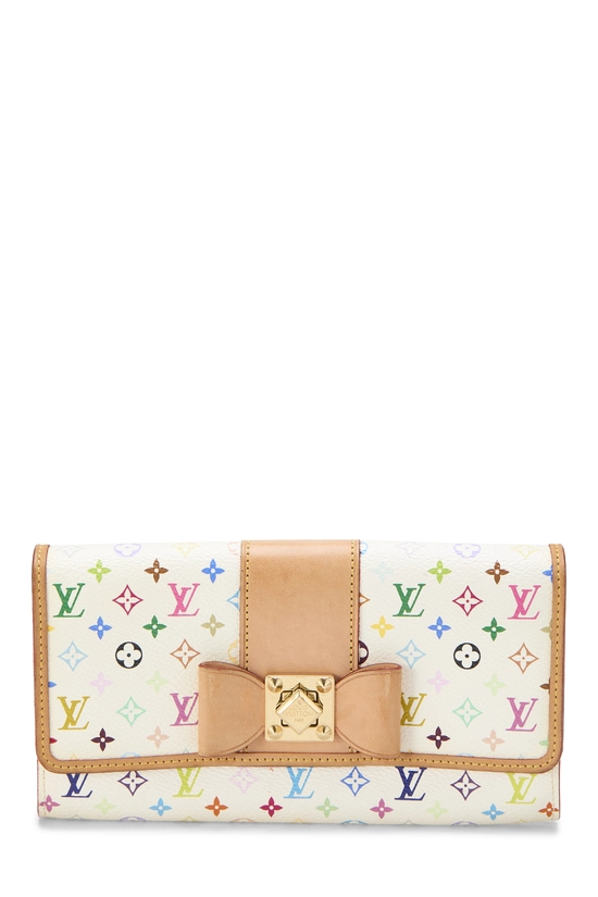 Takashi Murakami x Louis Vuitton White Monogram Multicolore Sarah Noeud, , large image number 0