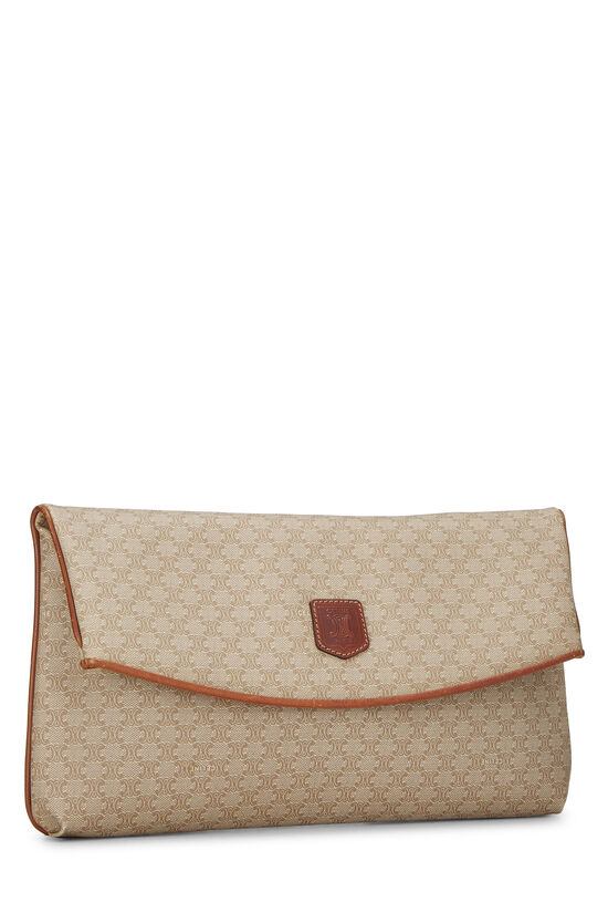 Beige Coated Canvas Macadam Clutch, , large image number 1