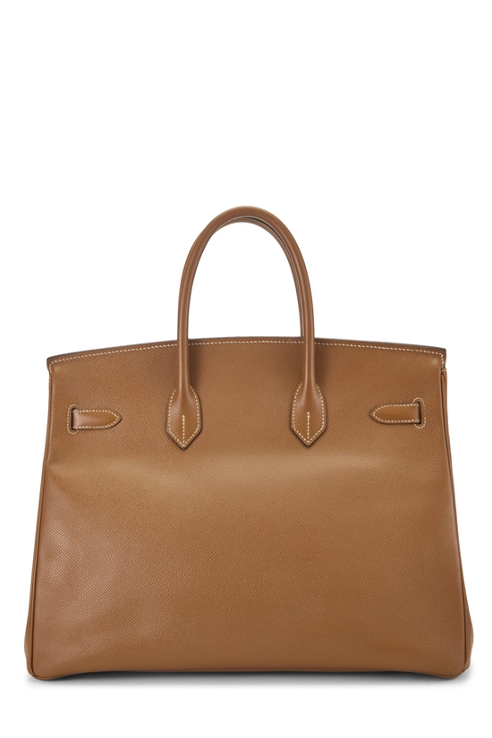Gold Courchevel Birkin 35, , large image number 3