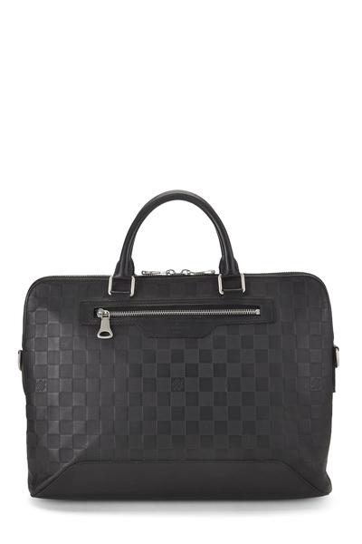Black Damier Infini Avenue Briefcase