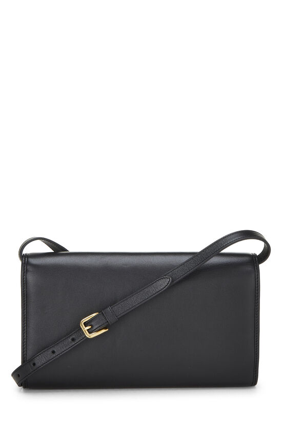 Black Leather Matisse Convertible Clutch, , large image number 3