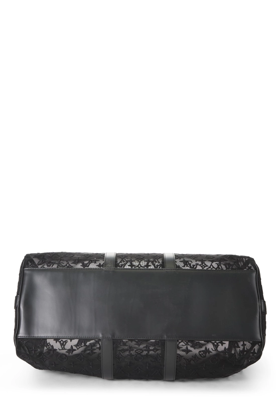 Virgil Abloh x Louis Vuitton Black Mesh Keepall Bandouliere 50, , large image number 4