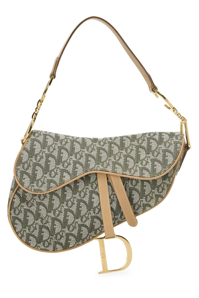 Green Trotter Canvas Saddle Bag