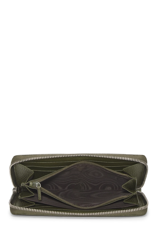 Green Leather GG Marmont Wallet, , large image number 3