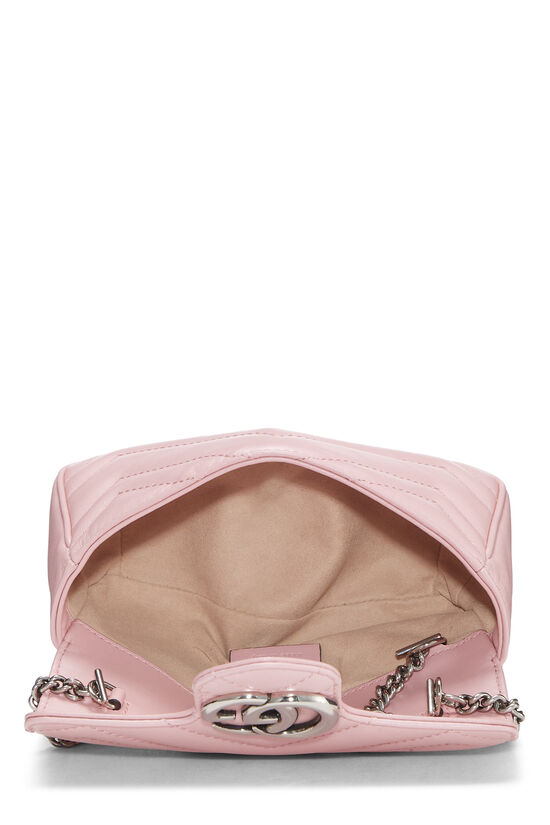 Pink Leather Marmont Crossbody Super Mini, , large image number 5