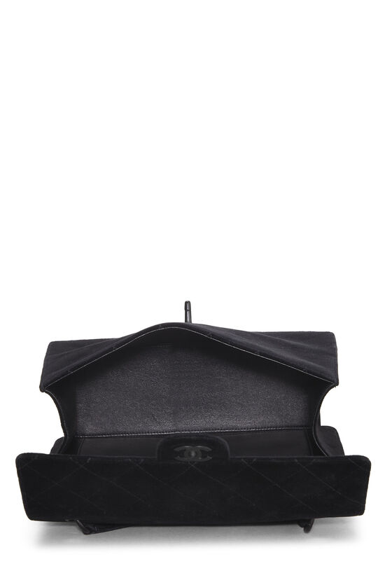 Black Velour Shoulder Bag, , large image number 5