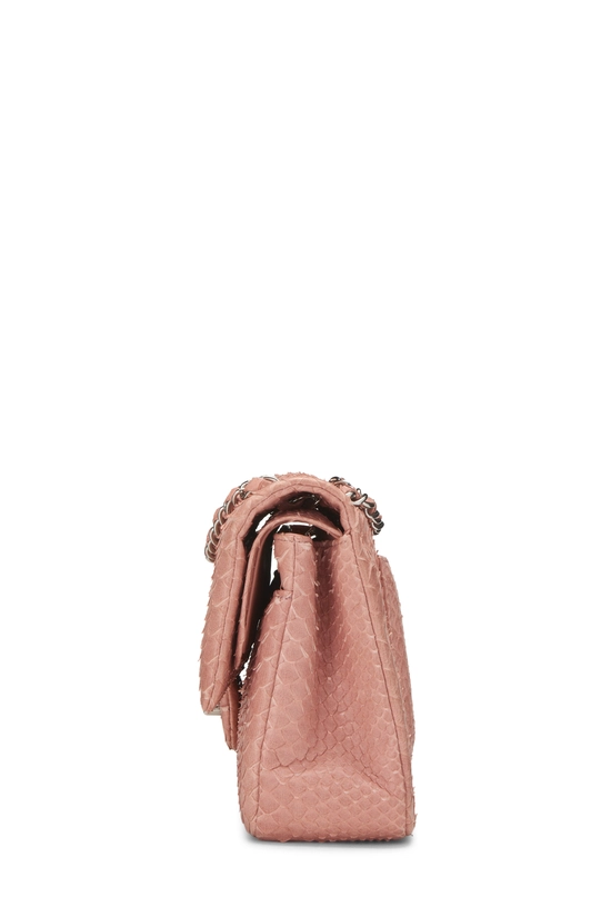 Pink Python Classic Double Flap Medium, , large image number 2