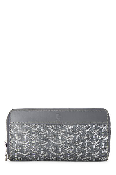 Grey Goyardine Matignon Continental Zip Wallet