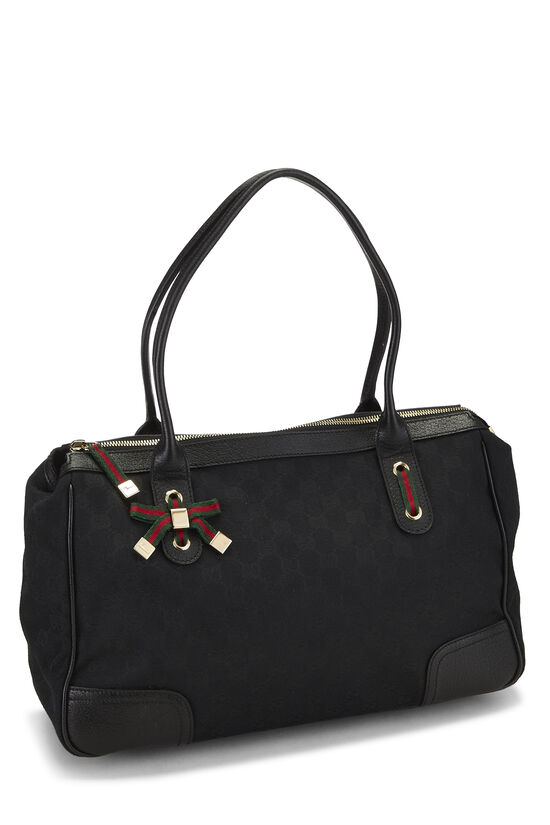 Black Original GG Canvas Princy Tote, , large image number 1