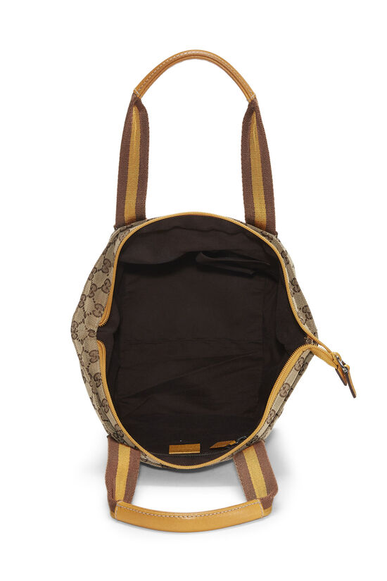 Original GG Canvas Soft Zip Tote Small, , large image number 5