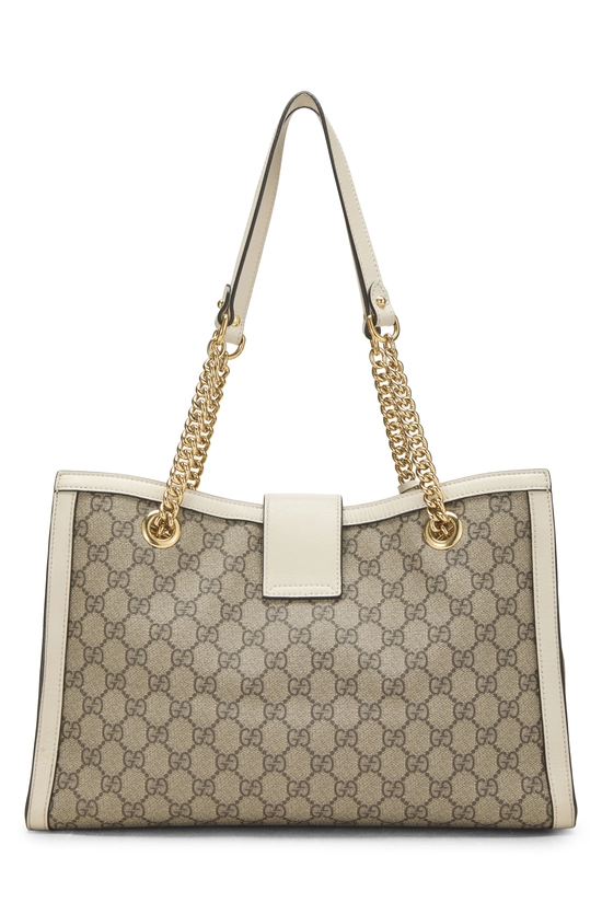 Original GG Supreme Canvas Padlock Tote Medium, , large image number 3