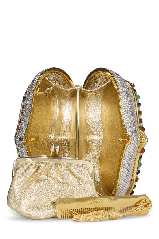 Gold Crystal Minaudiere, , large image number 5
