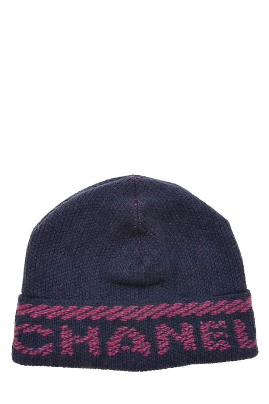 Blue Cashmere Beanie, , large image number 0