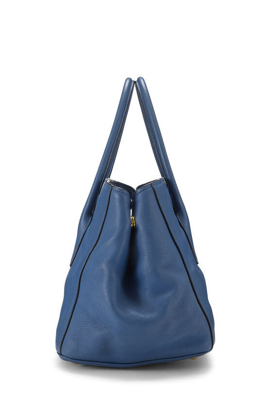Blue Vitello Daino Convertible Tote Medium, , large image number 2