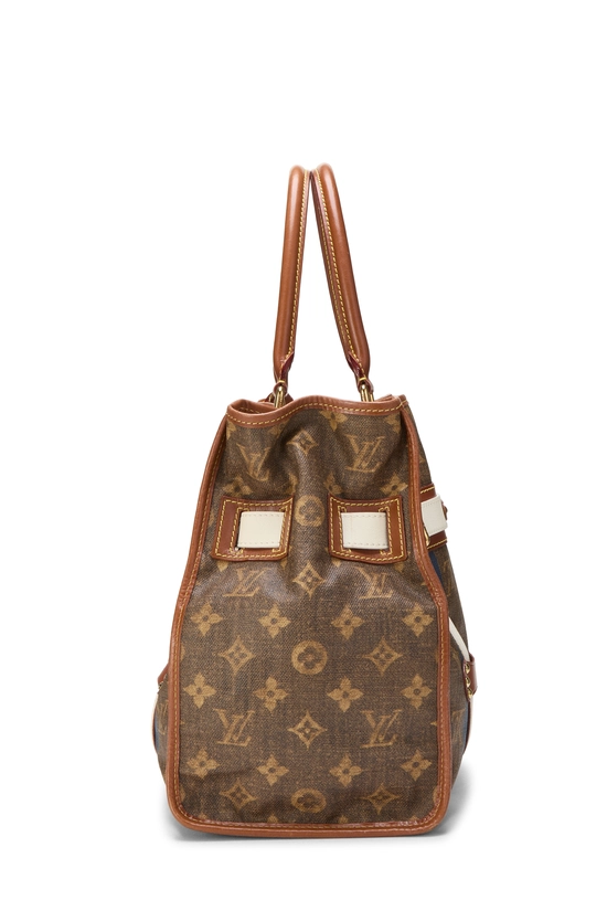 Monogram Rayures Tisse Sac GM, , large image number 2