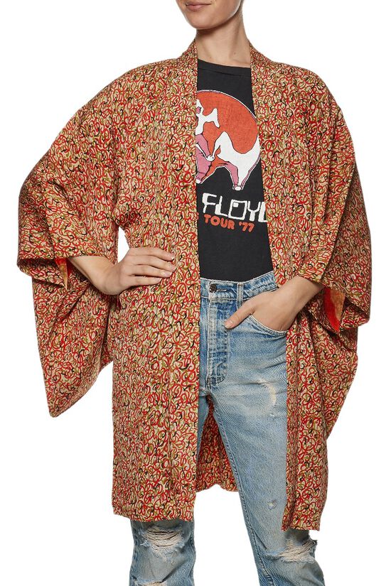 Silk Kimono Haori, , large image number 0
