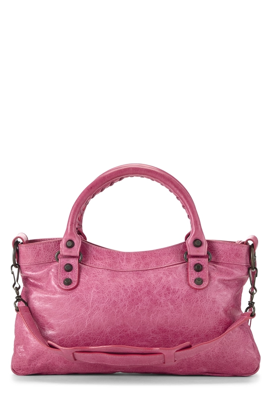 Pink Agneau Classic First Handbag, , large image number 3