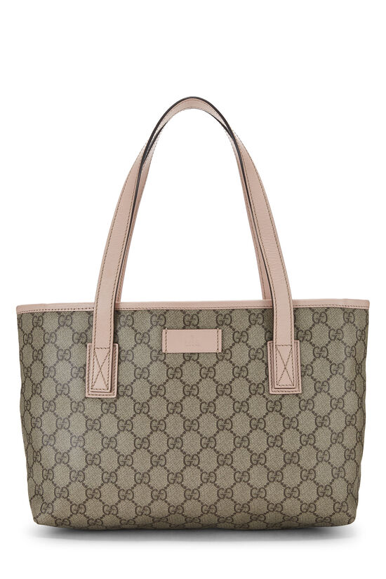 Pink GG Supreme Canvas Tote Small, , large image number 1