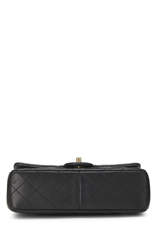 Black Lambskin Sweet Camellia Crush Flap Small, , large image number 4