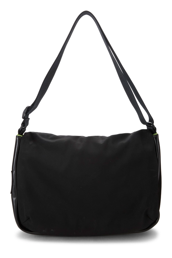 Black Nylon Sportline Messenger, , large image number 3