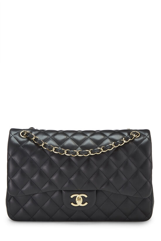 Chanel Black Quilted Lambskin Double Sided Flap Small Q6B0N91IK1014