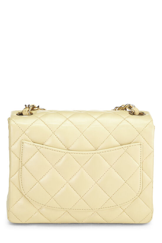 Chanel Beige Quilted Lambskin Half Flap Mini Q6B0271II9068 | WGACA