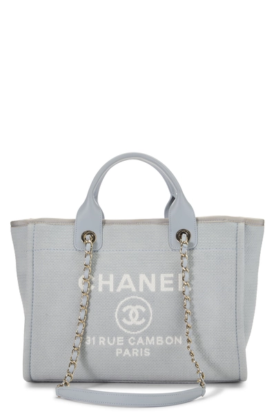 Chanel Blue Canvas Deauville Small NM