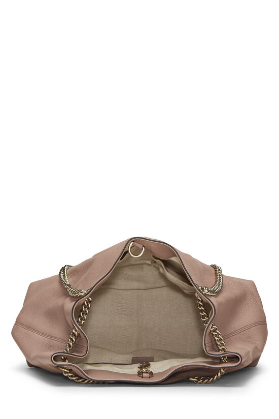 Pink Leather Soho Chain Tote, , large image number 5