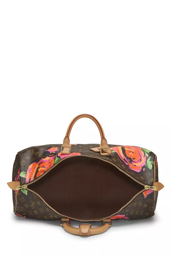 Stephen Sprouse x Louis Vuitton Monogram Roses Keepall 50, , large image number 5