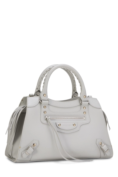 Grey Calfskin Neo Classic City Small, , large