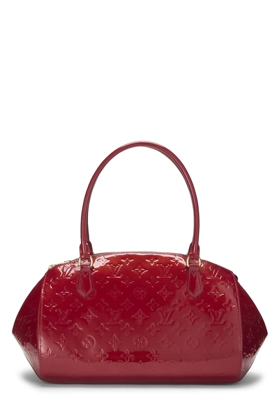 Cerise Monogram Vernis Sherwood GM