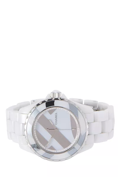 White Ceramic J12 Untitled Watch, , large