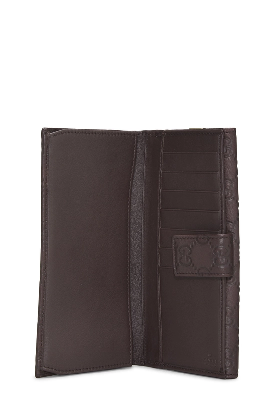Brown Guccissima Continental Wallet, , large image number 3