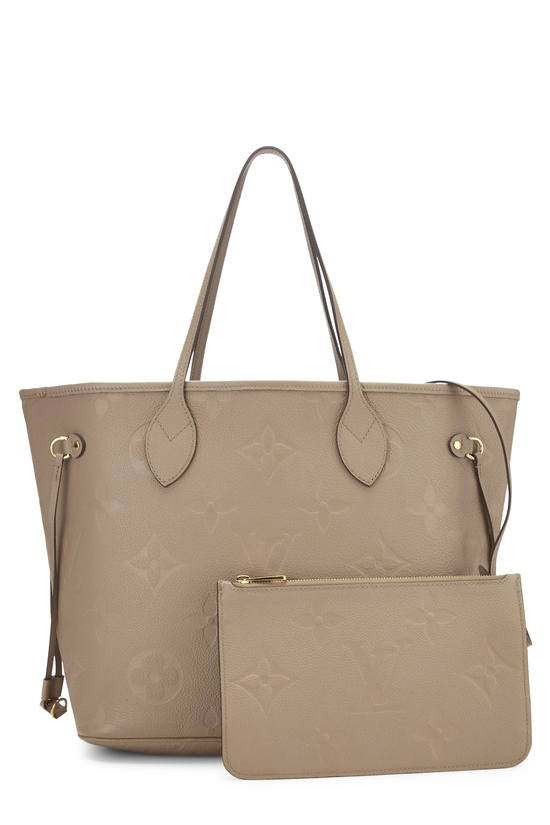 Grey Giant Monogram Empreinte Neverfull MM, , large image number 3
