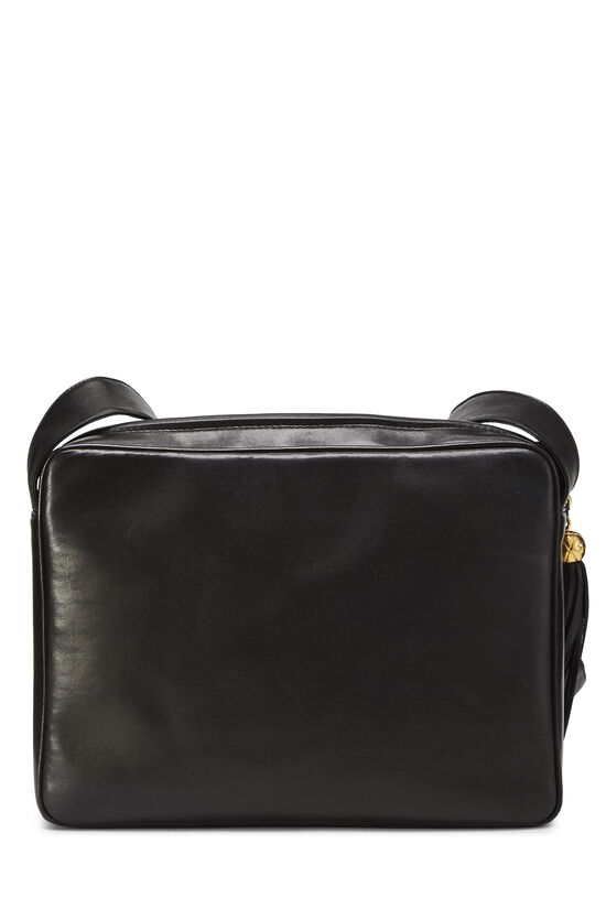 Black Lambskin 3 'CC' Shoulder Bag, , large image number 4