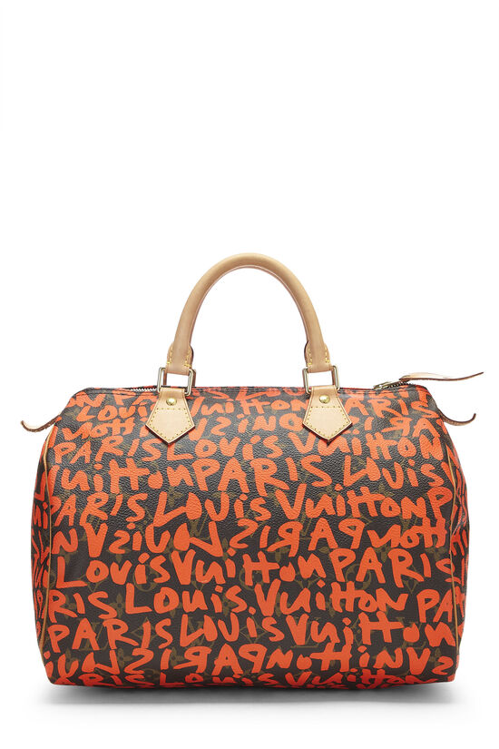 Stephen Sprouse x Louis Vuitton Monogram Orange Graffiti Speedy 30, , large image number 0
