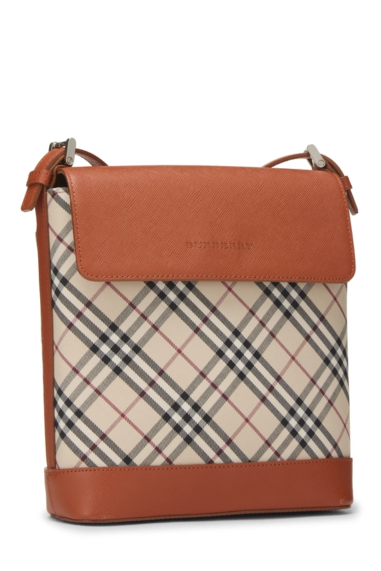 Orange House Check Jacquard Crossbody Small, , large image number 1