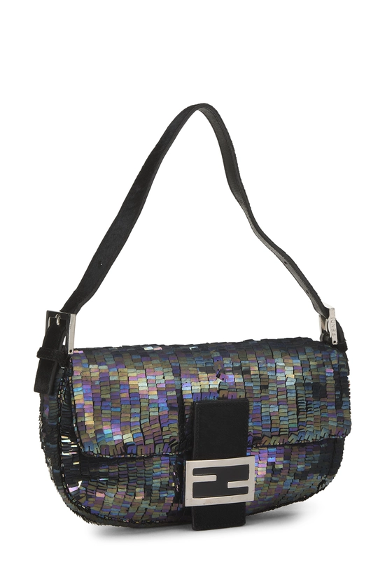 Navy Sequin Baguette, , large image number 1