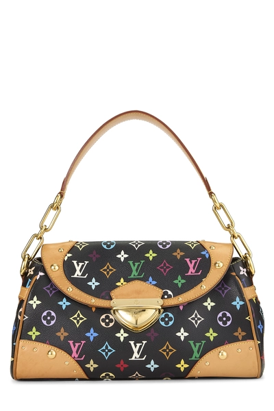 Louis Vuitton Takashi Murakami x Louis Vuitton Black Monogram Multicolore Beverly MM