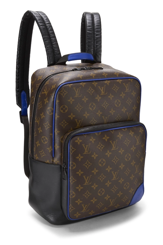 Blue Monogram Canvas Macassar Dean Backpack, , large image number 1