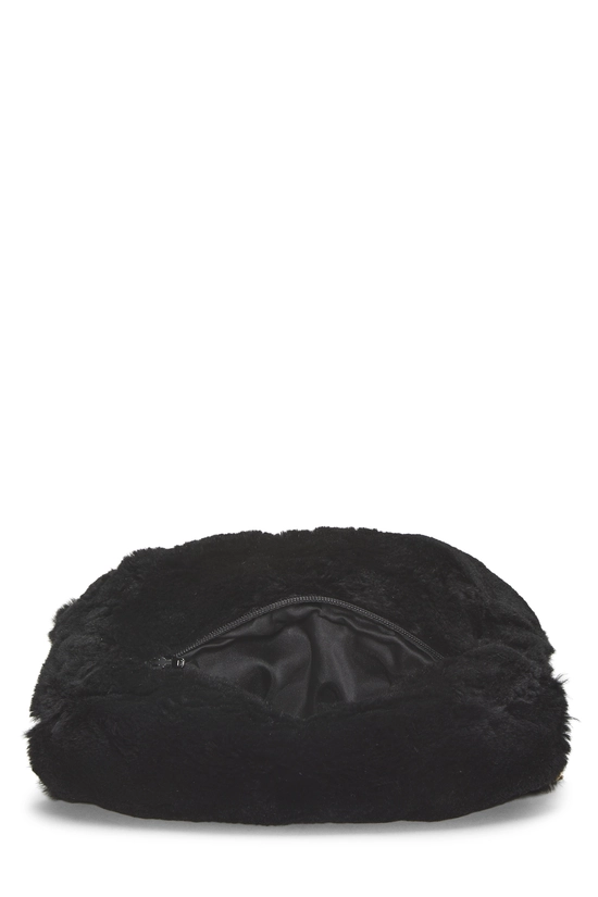 Black Lapin Fur Muff, , large image number 5